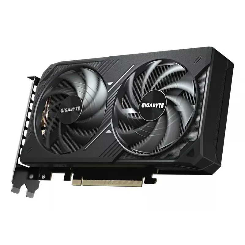 Grafikas karte GIGABYTE GeForce RTX 5060 Ti 16GB GDDR7 PCIe 5.0, 128-bit, 28000 MHz, WINDFORCE 2X, 2-slot, 208×120×40 mm
