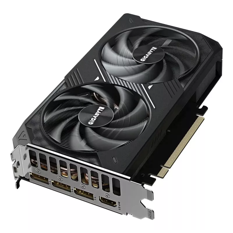 Grafikas karte GIGABYTE GeForce RTX 5060 Ti 16GB GDDR7 PCIe 5.0, 128-bit, 28000 MHz, WINDFORCE 2X, 2-slot, 208×120×40 mm