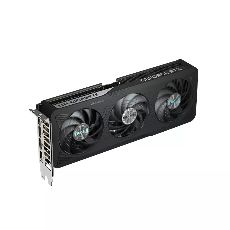 GIGABYTE GeForce RTX 5060 Ti EAGLE MAX OC 16G grafiskā karte - 16 GB GDDR7, 128 bitu, PCI-E 5.0, 2617 MHz kodola frekvence, 3 x DP, 1 x HDMI, NVIDIA DLSS 4, GV-N506TEAGLEMAX OC-16GD