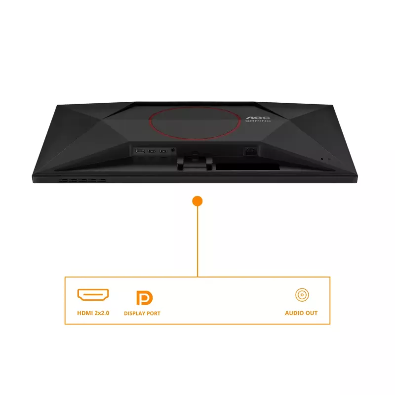 AOC G4 Q27G42XE datora monitors 68,6 cm (27 colli) 2560 x 1440 pikseļi Quad HD Melns, Sarkans