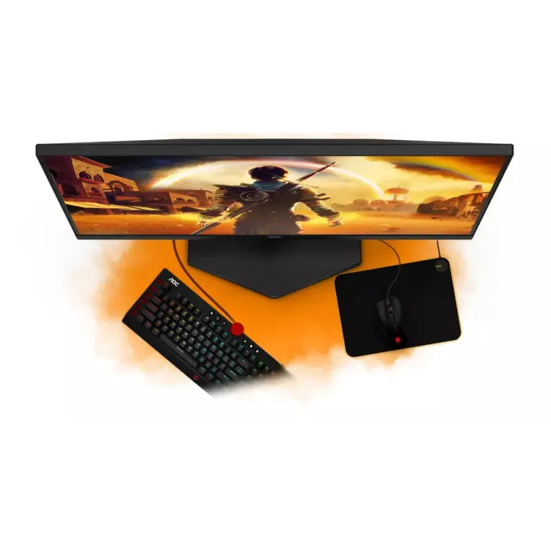 AOC G4 Q27G42XE datora monitors 68,6 cm (27 colli) 2560 x 1440 pikseļi Quad HD Melns, Sarkans