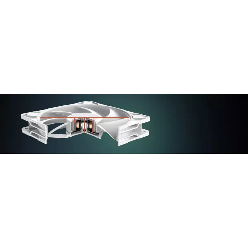 ARCTIC P14 Pro A-RGB (balts) 140 mm A-RGB PWM ventilators ar kabeļa sadalītāju