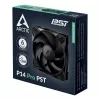 ARCTIC P14 Pro PST 140 mm PWM ventilators ar kabeļa sadalītāju, melns