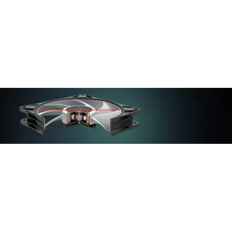 Ventilators Arctic P14 Pro A-RGB 140 mm 400-2500 RPM melns