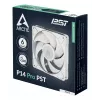 ARCTIC P14 Pro PST (balts) 140 mm PWM ventilators ar kabeļa sadalītāju