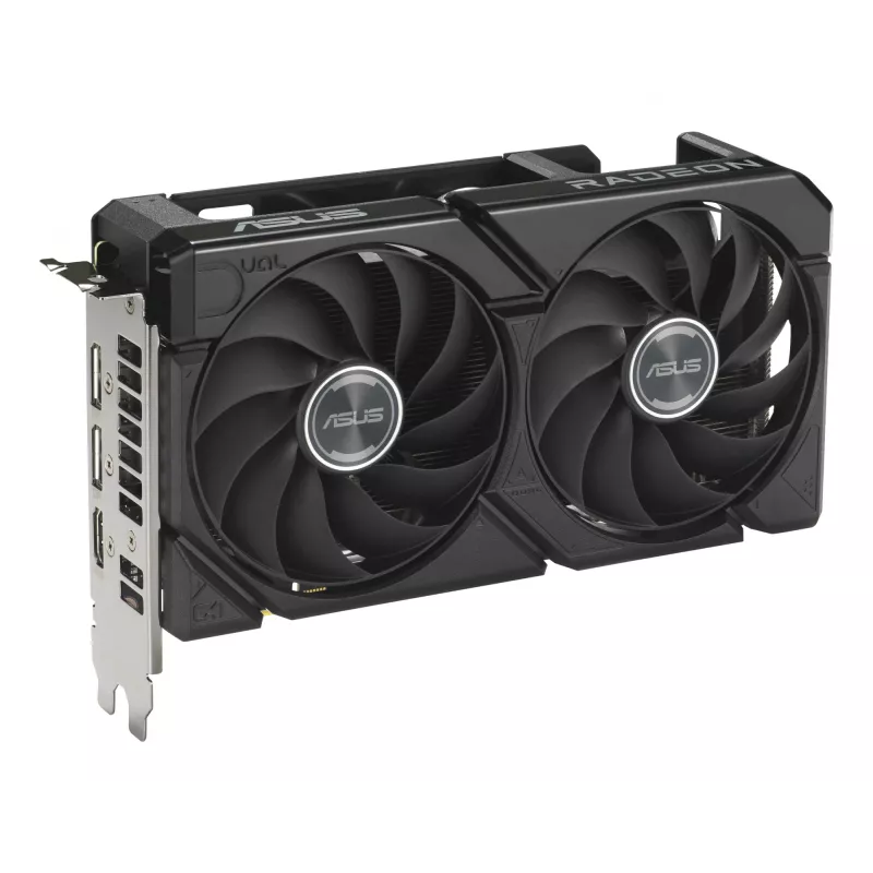 Grafikas karte ASUS Dual Radeon RX 9060 XT 16 GB GDDR6, 128 bitu, PCIe 5.0, 2 ventilatori