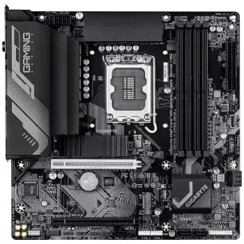 GIGABYTE B760M GAMING X WIFI6E GEN5 Micro ATX mātesplate, LGA1700, B760, DDR5 līdz 5600MHz, 4 DIMM, 2x PCIe 4.0 M.2, Wi‑Fi 6E, 2.5GbE