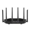 ASUS 90IG0A30-MO9C00 bezvadu maršrutētājs 2.5 Gigabit Ethernet Tri-band (2.4 GHz / 5 GHz / 6 GHz) Melns
