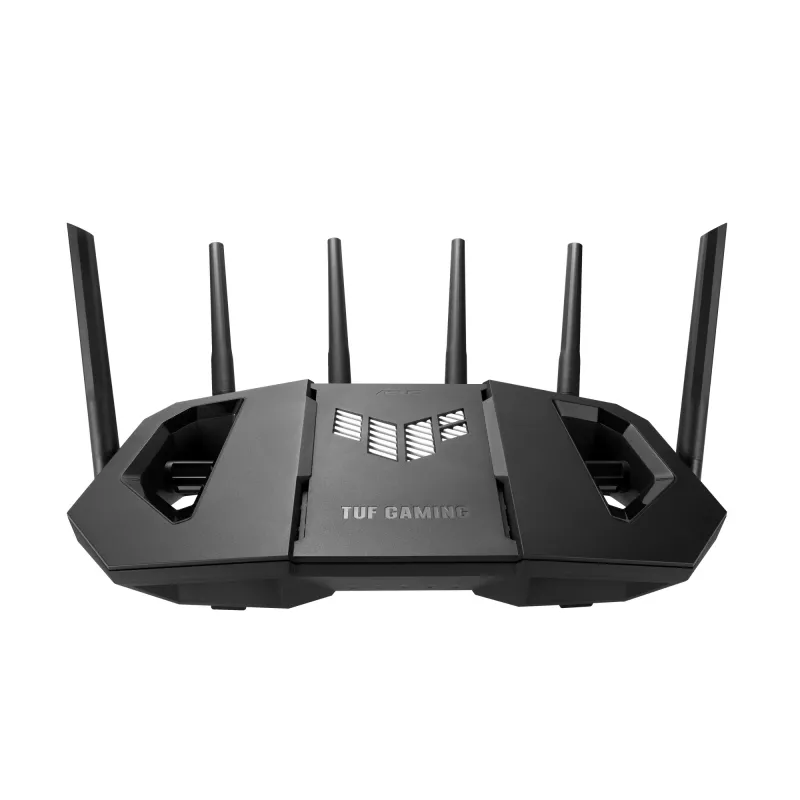 ASUS 90IG0A30-MO9C00 bezvadu maršrutētājs 2.5 Gigabit Ethernet Tri-band (2.4 GHz / 5 GHz / 6 GHz) Melns