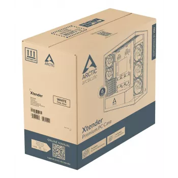 ARCTIC Xtender (Balts) Premium E-ATX datora korpuss