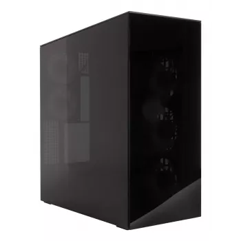 ARCTIC Xtender (Melns) Premium E-ATX datora korpuss, Midi Tower, PC, Melns, EATX, Metāls, Rūdīts stikls, Spēlēm