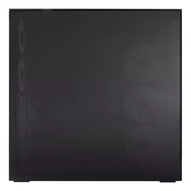ARCTIC Xtender (Melns) Premium E-ATX datora korpuss, Midi Tower, PC, Melns, EATX, Metāls, Rūdīts stikls, Spēlēm