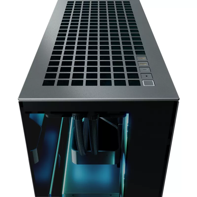 ARCTIC Xtender (Melns) Premium E-ATX datora korpuss, Midi Tower, PC, Melns, EATX, Metāls, Rūdīts stikls, Spēlēm