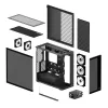 ARCTIC Xtender (Melns) Premium E-ATX datora korpuss, Midi Tower, PC, Melns, EATX, Metāls, Rūdīts stikls, Spēlēm