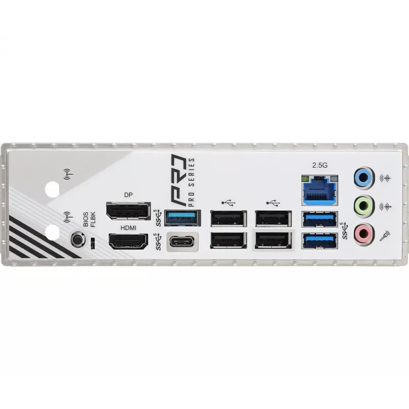Mātesplate ASRock A620AM Pro Rs AM5 AMD A620A 4 x DDR5 1 x HDMI 2.1 TMDS/FRL 8G saderīgs 1 x DisplayPort 1.4 ar DSC mATX