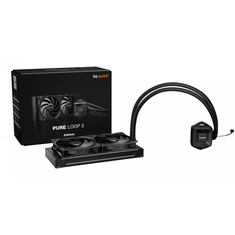 be quiet PURE LOOP 3 procesora visaptverošs šķidruma dzesētājs 12 cm Melns 1 gab.