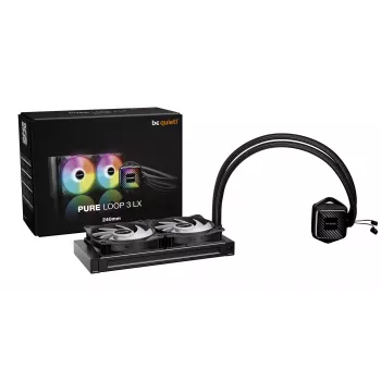 be quiet! PURE LOOP 3 LX procesora vispārējā šķidruma dzesēšanas sistēma 12 cm Melna 1 gab.