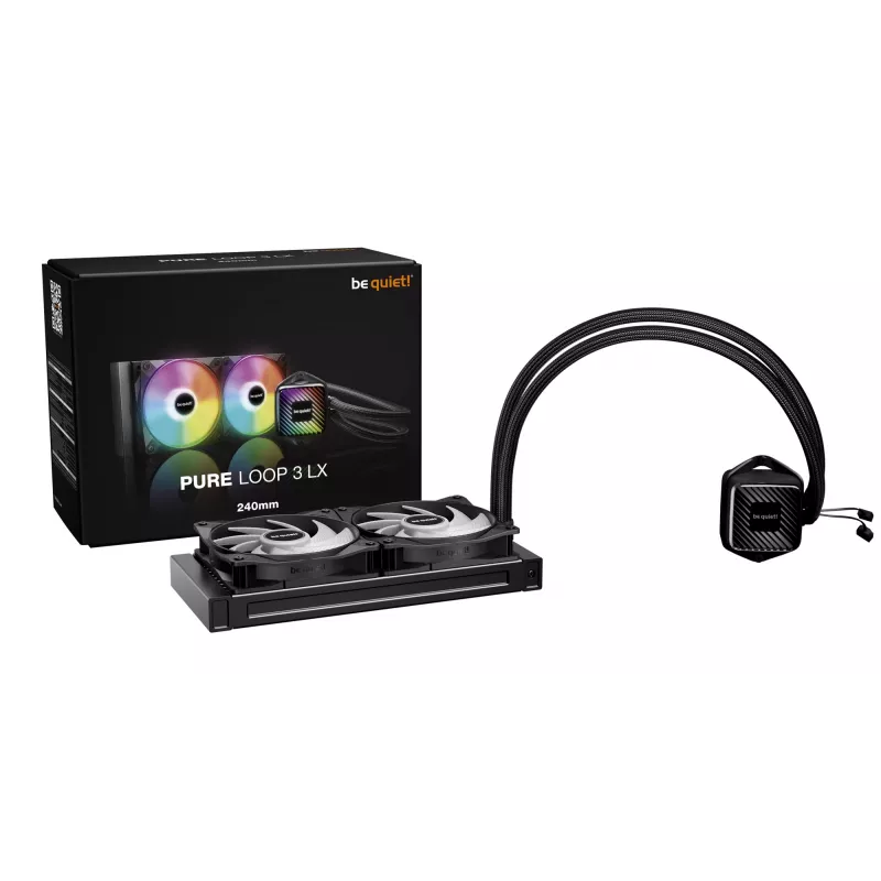 be quiet! PURE LOOP 3 LX procesora vispārējā šķidruma dzesēšanas sistēma 12 cm Melna 1 gab.