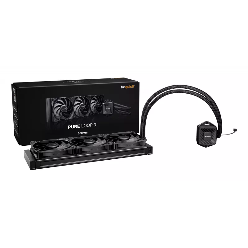 be quiet PURE LOOP 3 procesora visaptverošs šķidruma dzesētājs 12 cm Melns 1 gab.