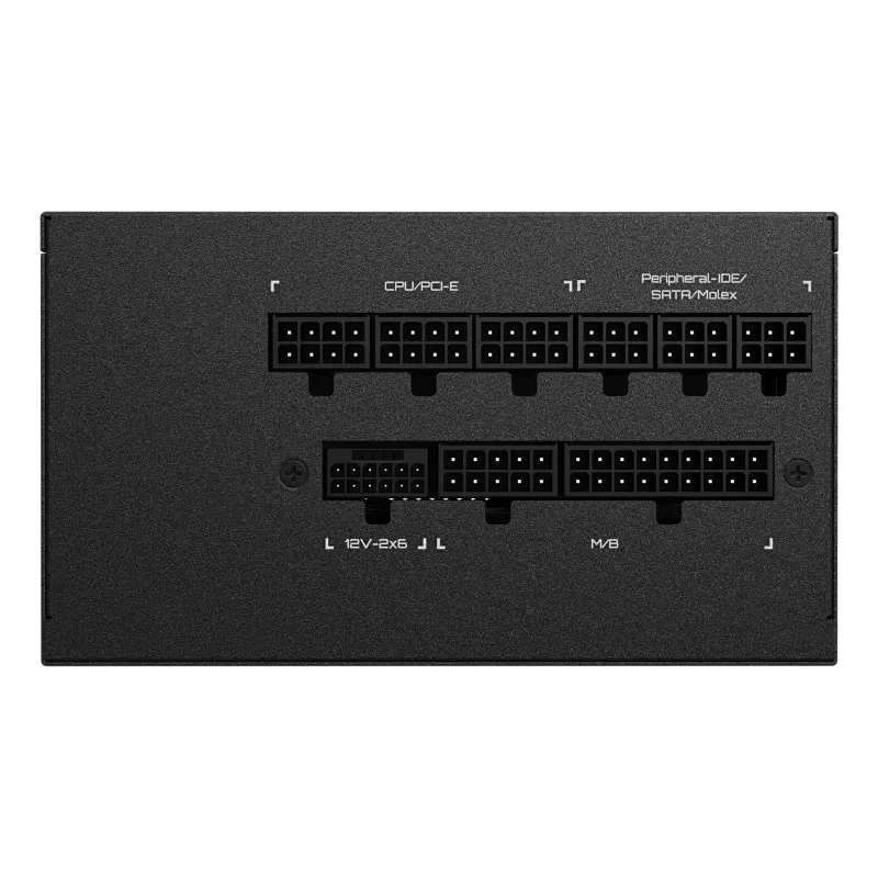 GIGABYTE UD750GM PG5 V2 barošanas bloks - PCIe Gen 5.1, 80 PLUS Gold, pilnībā modulārs dizains, 120 mm ventilators, saderīgs ar ATX 3.1, ES kontaktdakša