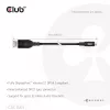 CLUB3D CAC-1563 video kabeļa adapteris 2 m USB Type-C DisplayPort melns