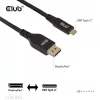 CLUB3D CAC-1563 video kabeļa adapteris 2 m USB Type-C DisplayPort melns