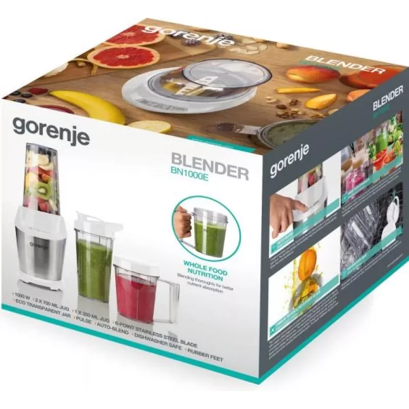 Gorenje BN1000E 0.75 L Galda blenderis 1000 W Balts
