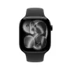 APPLE Watch Series 11 GPS 46mm Jet Black Aluminium Case ar Black Sport S/M siksniņu