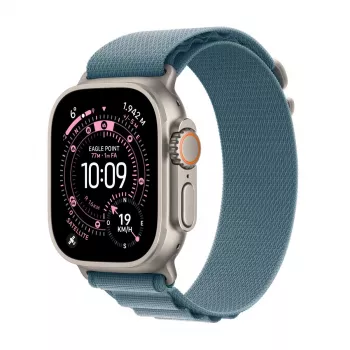 APPLE Watch Ultra 3 (2025) LTE 49mm titāna korpuss ar Alpine Loop Medium - zilu