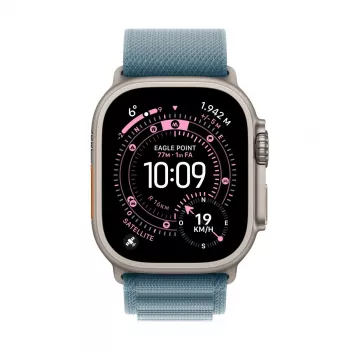 APPLE Watch Ultra 3 (2025) LTE 49mm titāna korpuss ar Alpine Loop Medium - zilu