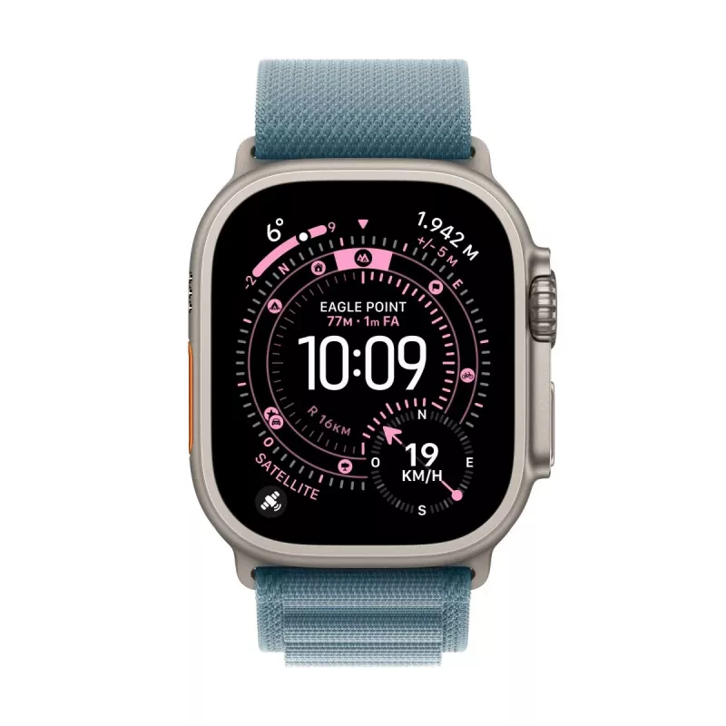 APPLE Watch Ultra 3 (2025) LTE 49mm titāna korpuss ar Alpine Loop Medium - zilu
