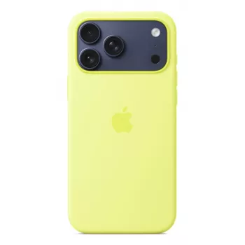 APPLE iPhone 17 Pro Max - Silikona maciņš ar MagSafe - neona dzeltenā krāsā