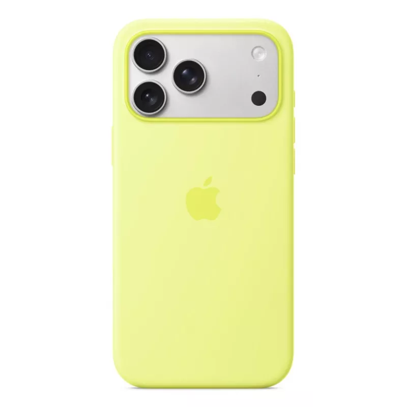APPLE iPhone 17 Pro Max - Silikona maciņš ar MagSafe - neona dzeltenā krāsā