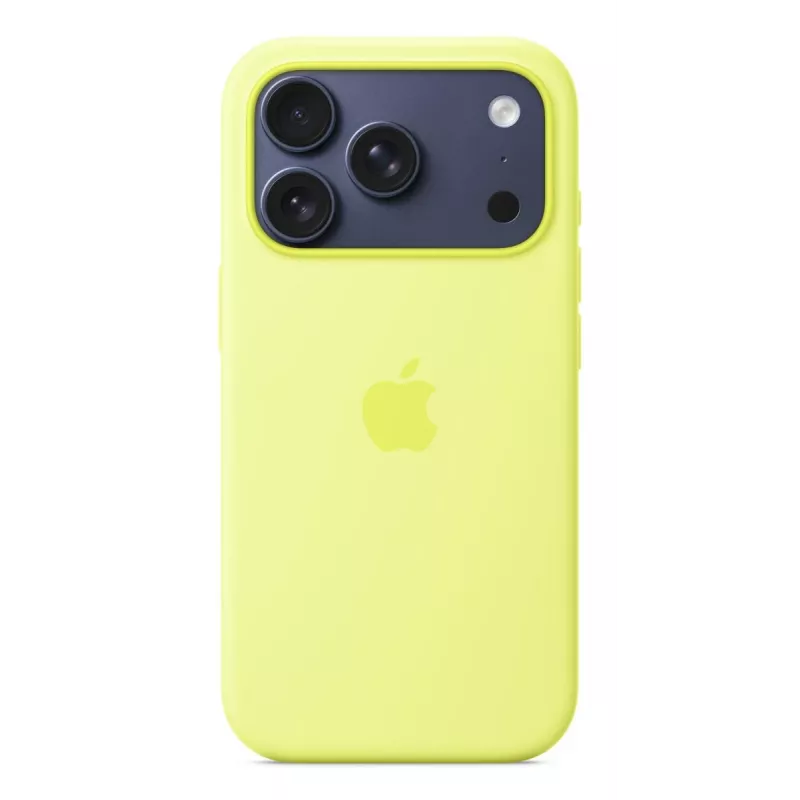APPLE iPhone 17 Pro - Silikona maciņš ar MagSafe - Neon dzeltena