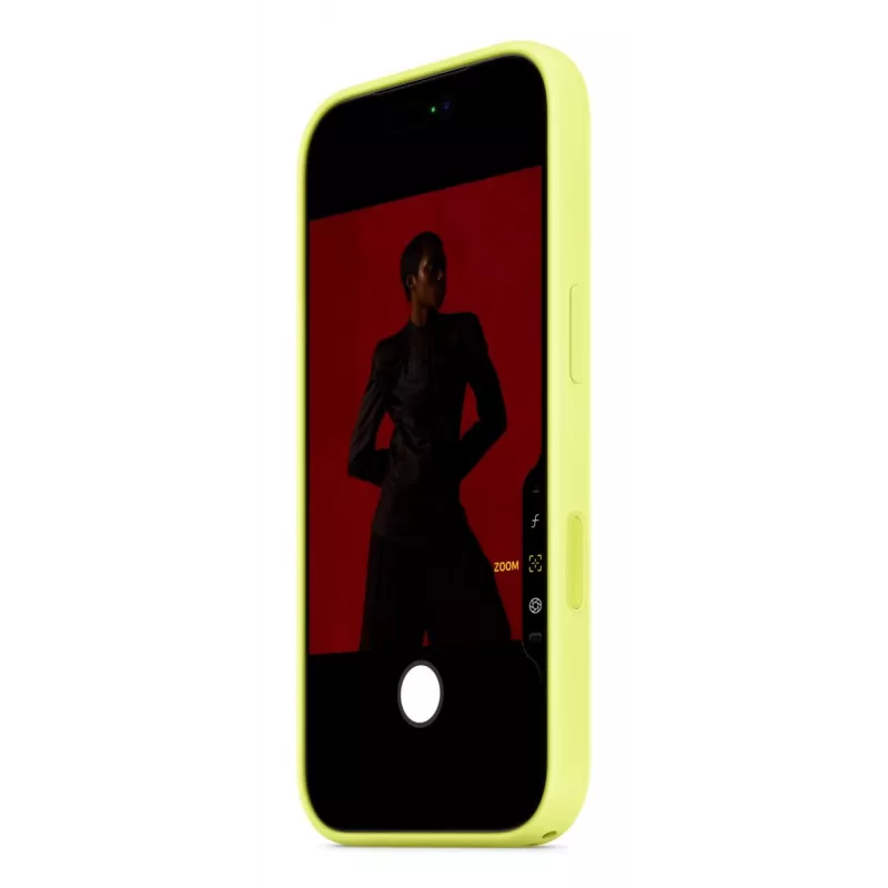 APPLE iPhone 17 Pro - Silikona maciņš ar MagSafe - Neon dzeltena