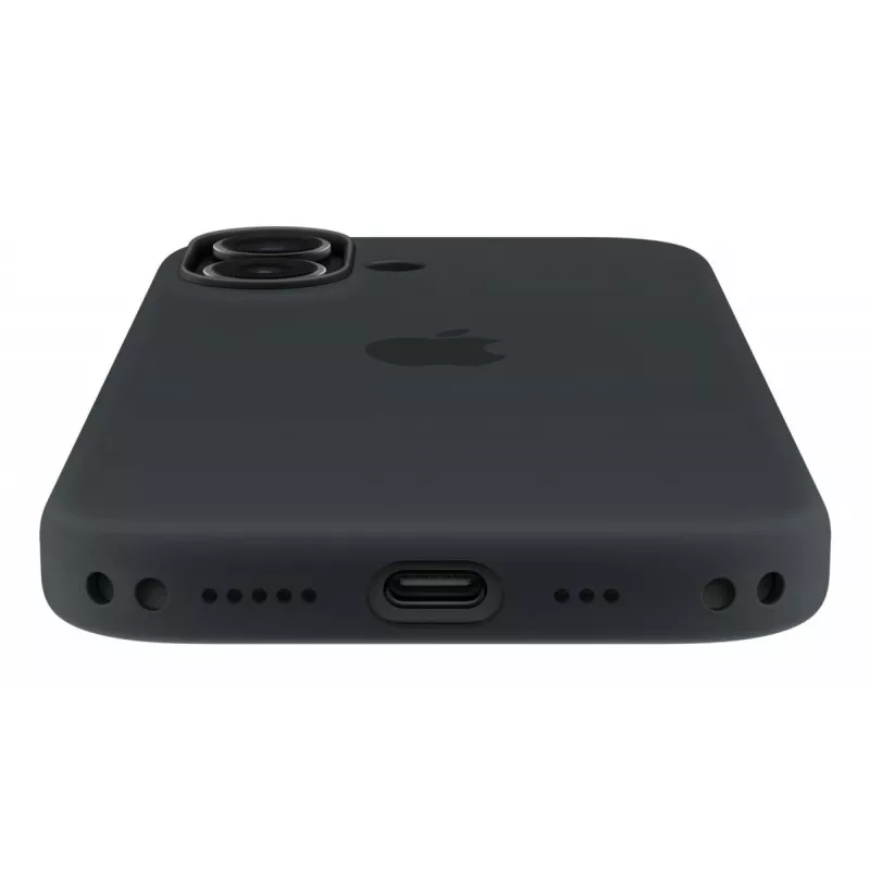 APPLE Apple Silicone Case with MagSafe iPhone 17 Melns