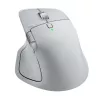 Logitech pele MX Master 4 — labā roka, lāzers 8000 DPI, RF bezvadu + Bluetooth, 8 pogas, pelēka