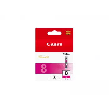 Canon CLI-8M fuksīna tintes kasetne, fuksīna, pigmenta tintes, 1 gab., 565 lpp.