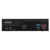 Shuttle Slim PC DH770, S1700, 2x HDMI, 2x DP, 2x 2.5G LAN, 2x COM, 8x USB, 1x 2.5 collu, 2x M.2, 24/7 nepārtraukta darbība, iekļauts VESA