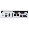 Shuttle Slim PC DH770, S1700, 2x HDMI, 2x DP, 2x 2.5G LAN, 2x COM, 8x USB, 1x 2.5 collu, 2x M.2, 24/7 nepārtraukta darbība, iekļauts VESA