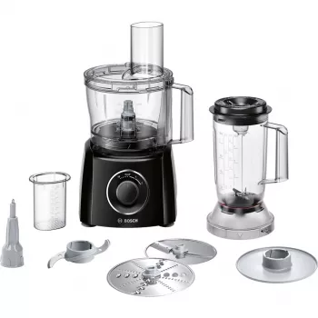 Bosch MCM3201B virtuves kombains 800 W 2,3 L Melns, caurspīdīgs