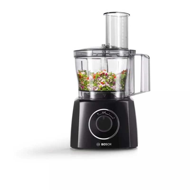 Bosch MCM3201B virtuves kombains 800 W 2,3 L Melns, caurspīdīgs