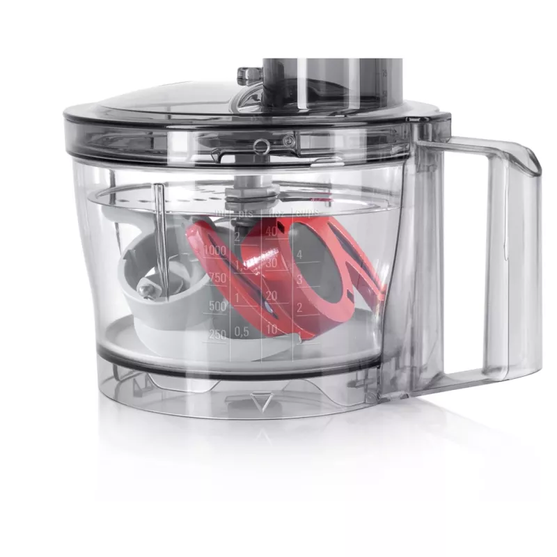 Bosch MCM3201B virtuves kombains 800 W 2,3 L Melns, caurspīdīgs