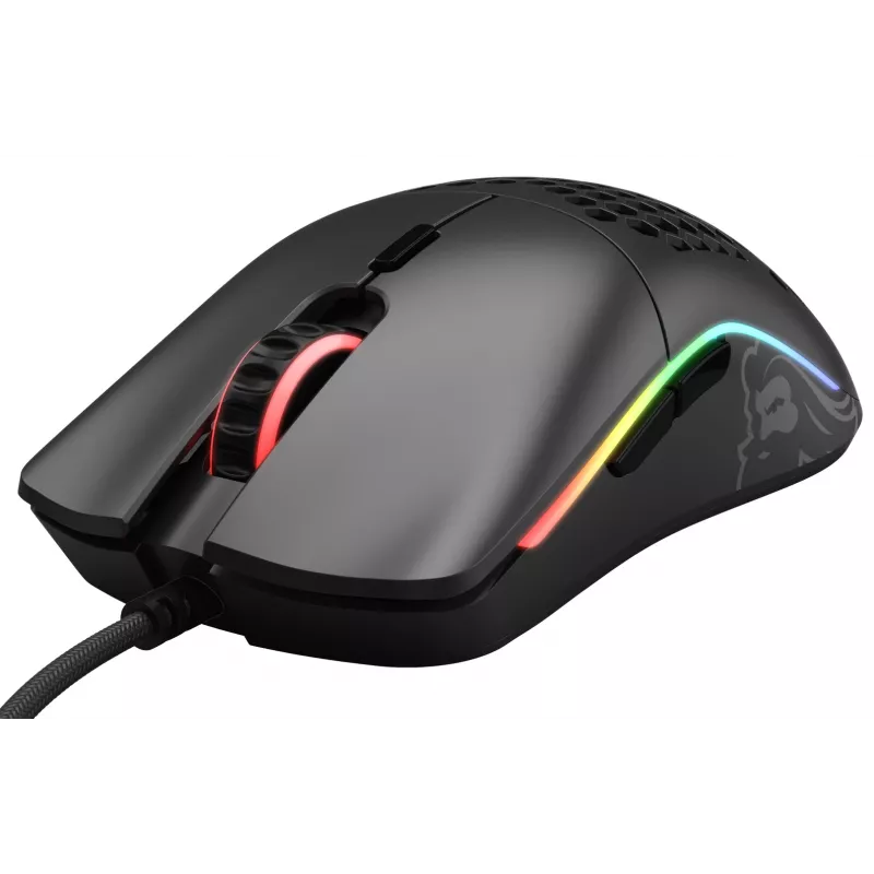 Glorious Gaming Glorious Model O pele Regulāra (melna), labās rokas, optiska, USB Type-A, 12000 DPI, melna