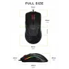 Glorious Gaming Glorious Model O pele Regulāra (melna), labās rokas, optiska, USB Type-A, 12000 DPI, melna