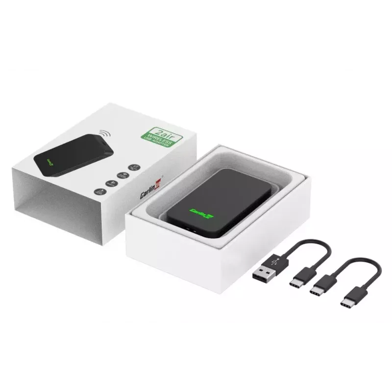 Auto multivides uztvērējs Carlinkit CPC200-2AIR Melns Wi‑Fi 5 GHz / 2.4 GHz, Bluetooth 4.1, USB‑C