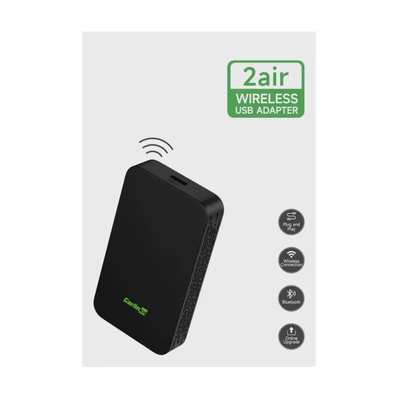Auto multivides uztvērējs Carlinkit CPC200-2AIR Melns Wi‑Fi 5 GHz / 2.4 GHz, Bluetooth 4.1, USB‑C