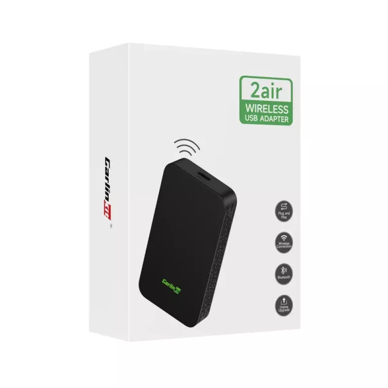 Auto multivides uztvērējs Carlinkit CPC200-2AIR Melns Wi‑Fi 5 GHz / 2.4 GHz, Bluetooth 4.1, USB‑C