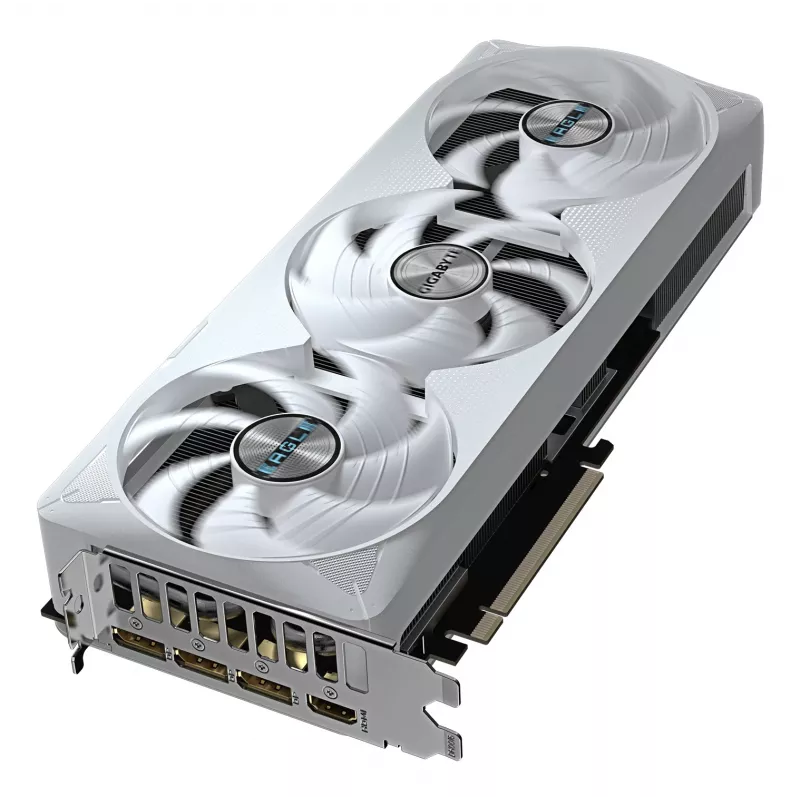 GIGABYTE GeForce RTX 5070 Ti EAGLE OC ICE SFF 16G grafikas karte - 16GB GDDR7, 256bit, PCI-E 5.0, 2542 MHz kodola frekvence, 3 x DP 2.1a, 1 x HDMI 2.1b, NVIDIA DLSS 4, GV-N507TEAGLEOC ICE-16GD