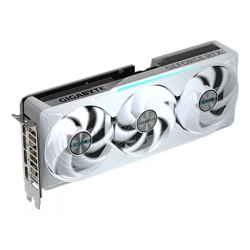 GIGABYTE GeForce RTX 5070 Ti EAGLE OC ICE SFF 16G grafikas karte - 16GB GDDR7, 256bit, PCI-E 5.0, 2542 MHz kodola frekvence, 3 x DP 2.1a, 1 x HDMI 2.1b, NVIDIA DLSS 4, GV-N507TEAGLEOC ICE-16GD